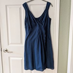 Patagonia Tie waist wrap style cotton dress